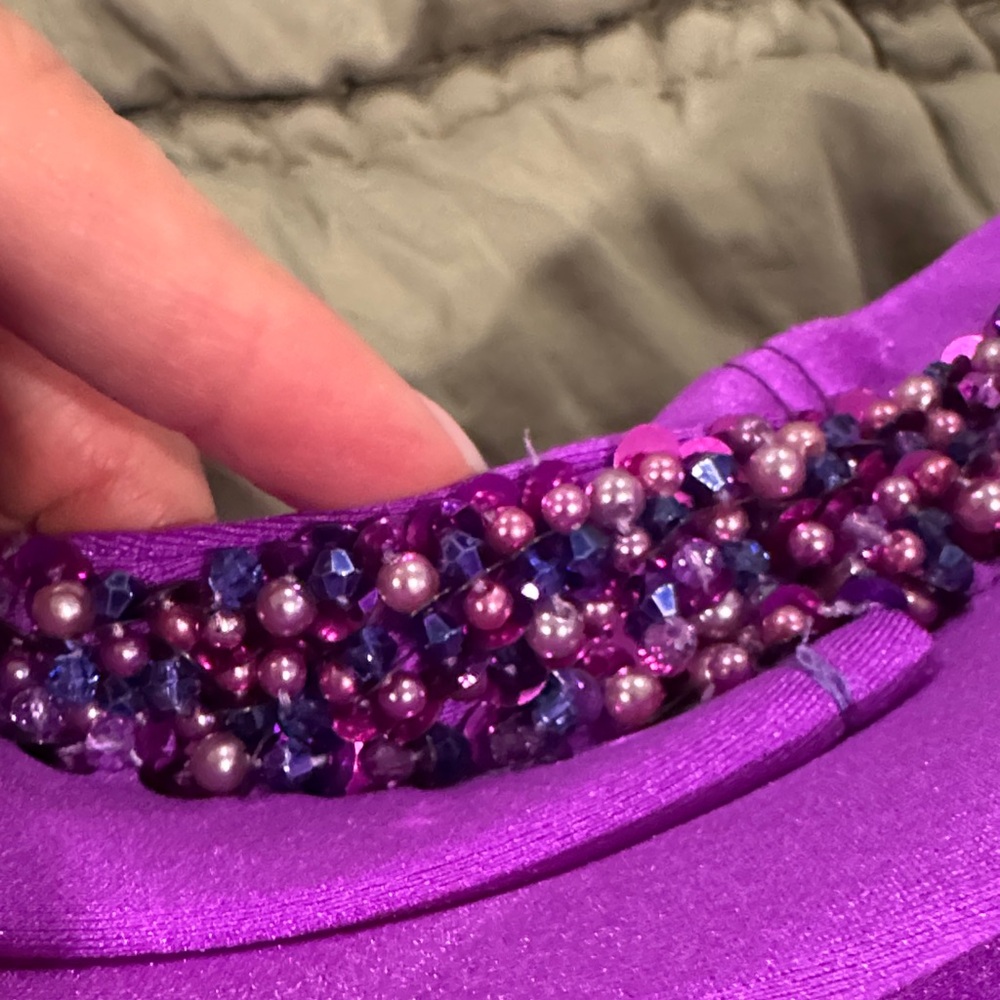 Strapless Magenta Gown never worn - Picture 6 of 6